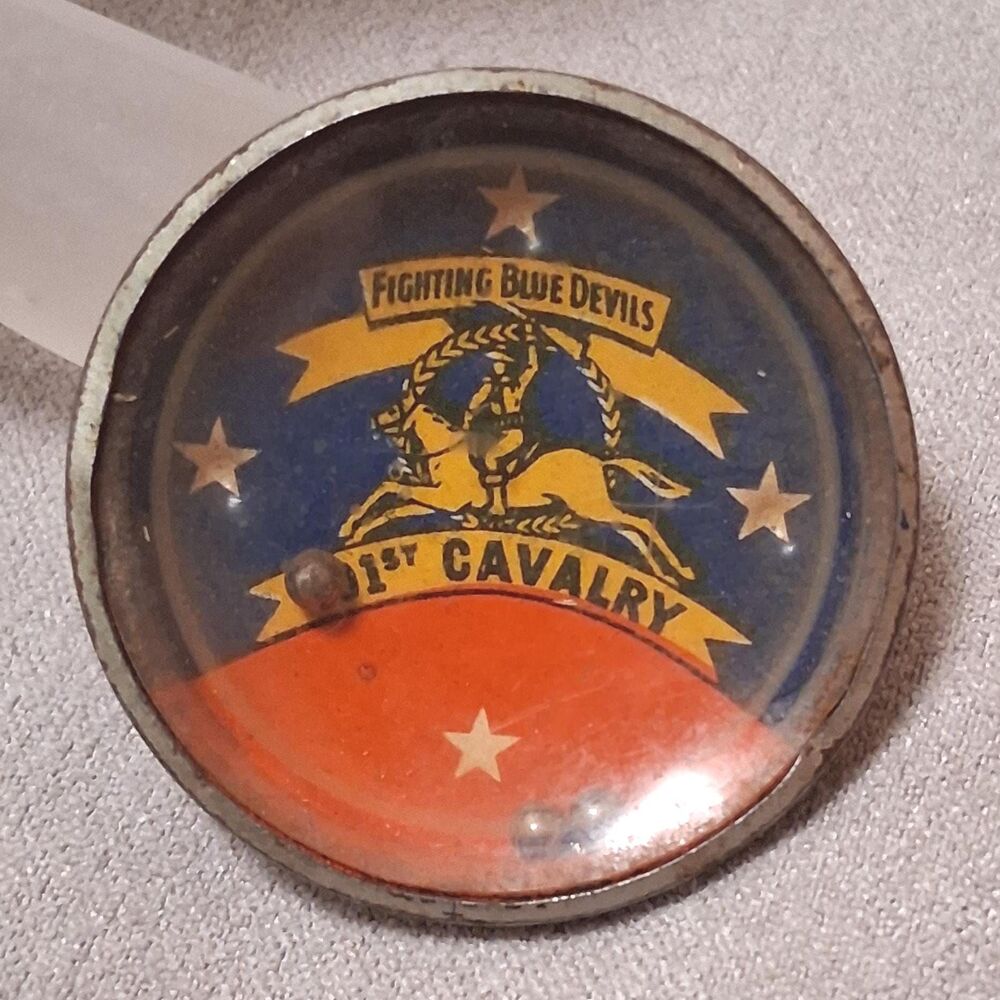 Vintage Nabisco Game 101st Cavalry Fighting Blue Devils